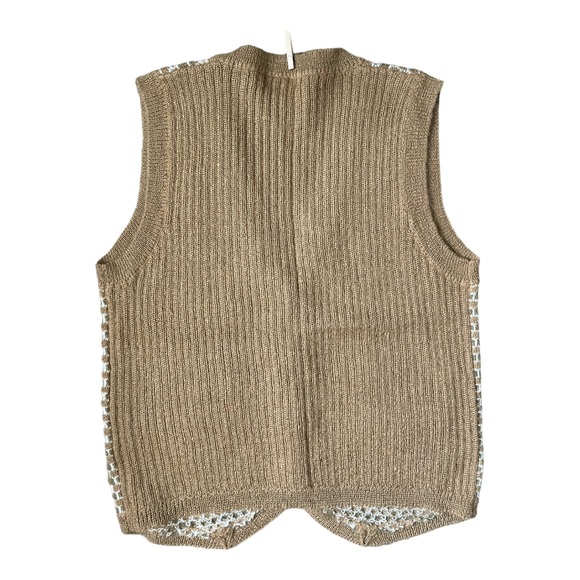 Vintage Koret Mohair Blend Knit Sweater Vest Button Front Size Small - Picture 7 of 9